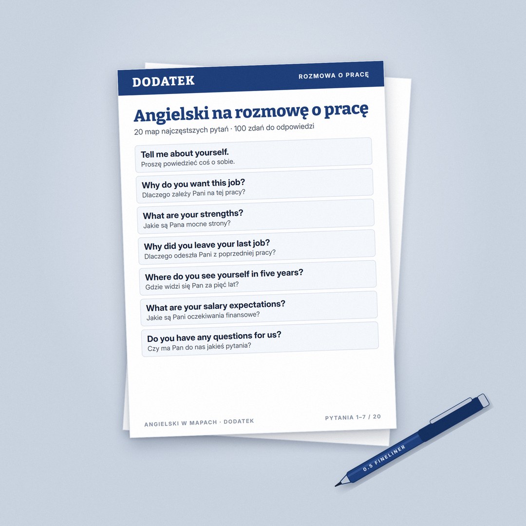 Angielski na rozmowę o pracę